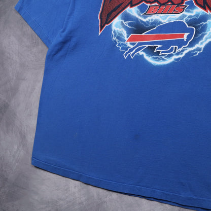 90s Blue Buffalo Bills Lightning Shirt 6576