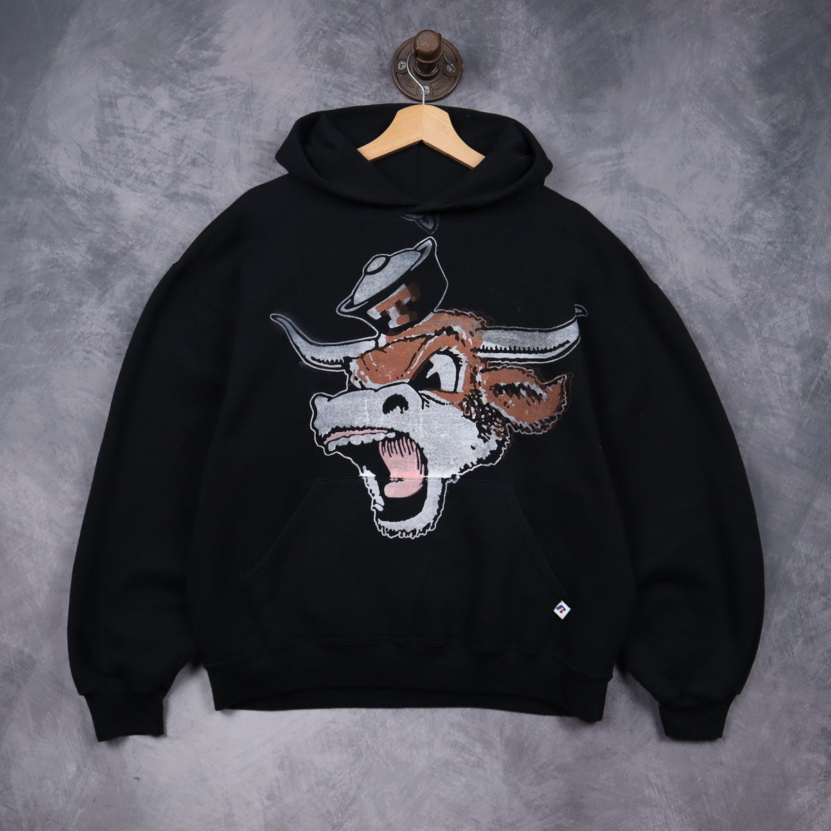 90s Black Texas Longhorns Don't Mess With Classic Hoodie 5669