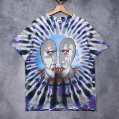 90s Purple Tie Dye Pink Floyd Division Bell Shirt 4928