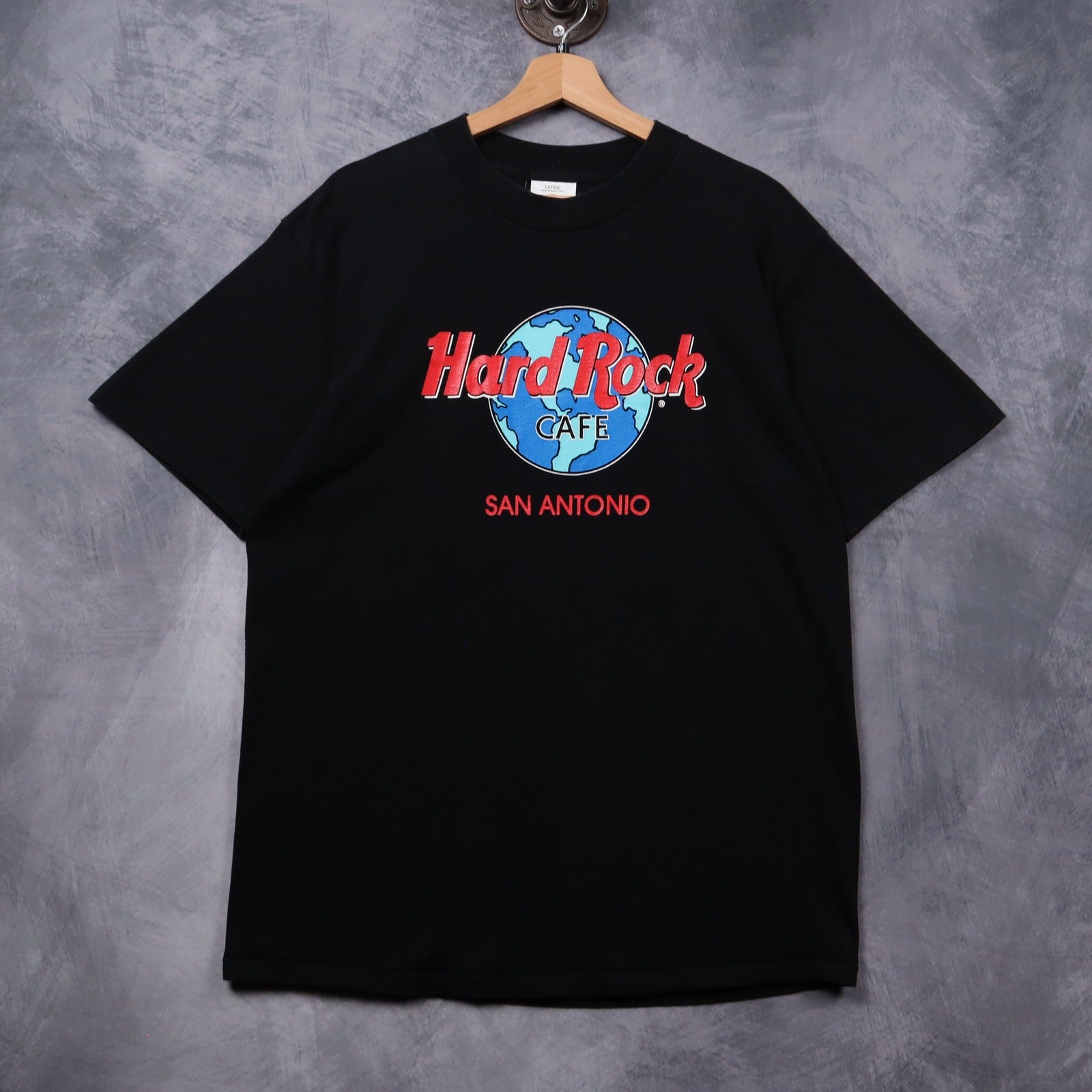 90s Black Hard Rock Cafe San Antonio Shirt 5358