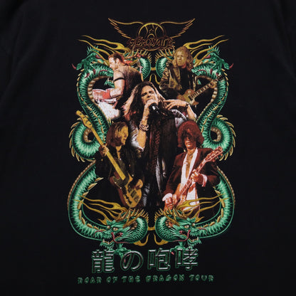1999 Black Aerosmith Roar Of The Dragon Tour Shirt 4963