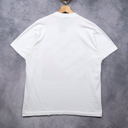 90s White ABA Racing Shirt 7260