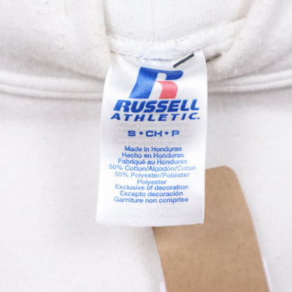 00s White University of Texas Longhorns Russell Athletic Hoodie 5622