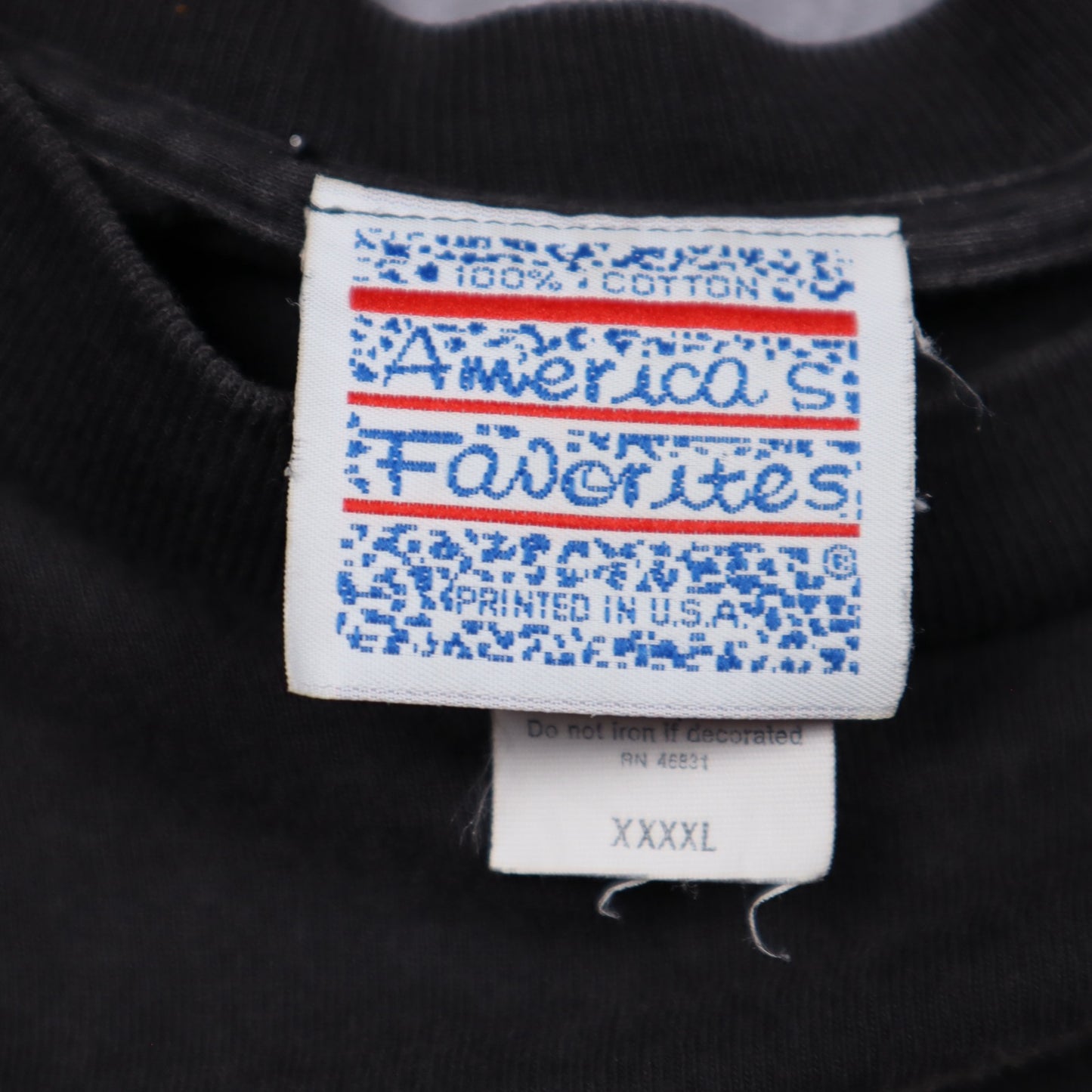 1994 Black Los Angeles Clippers Taz Shirt 4917