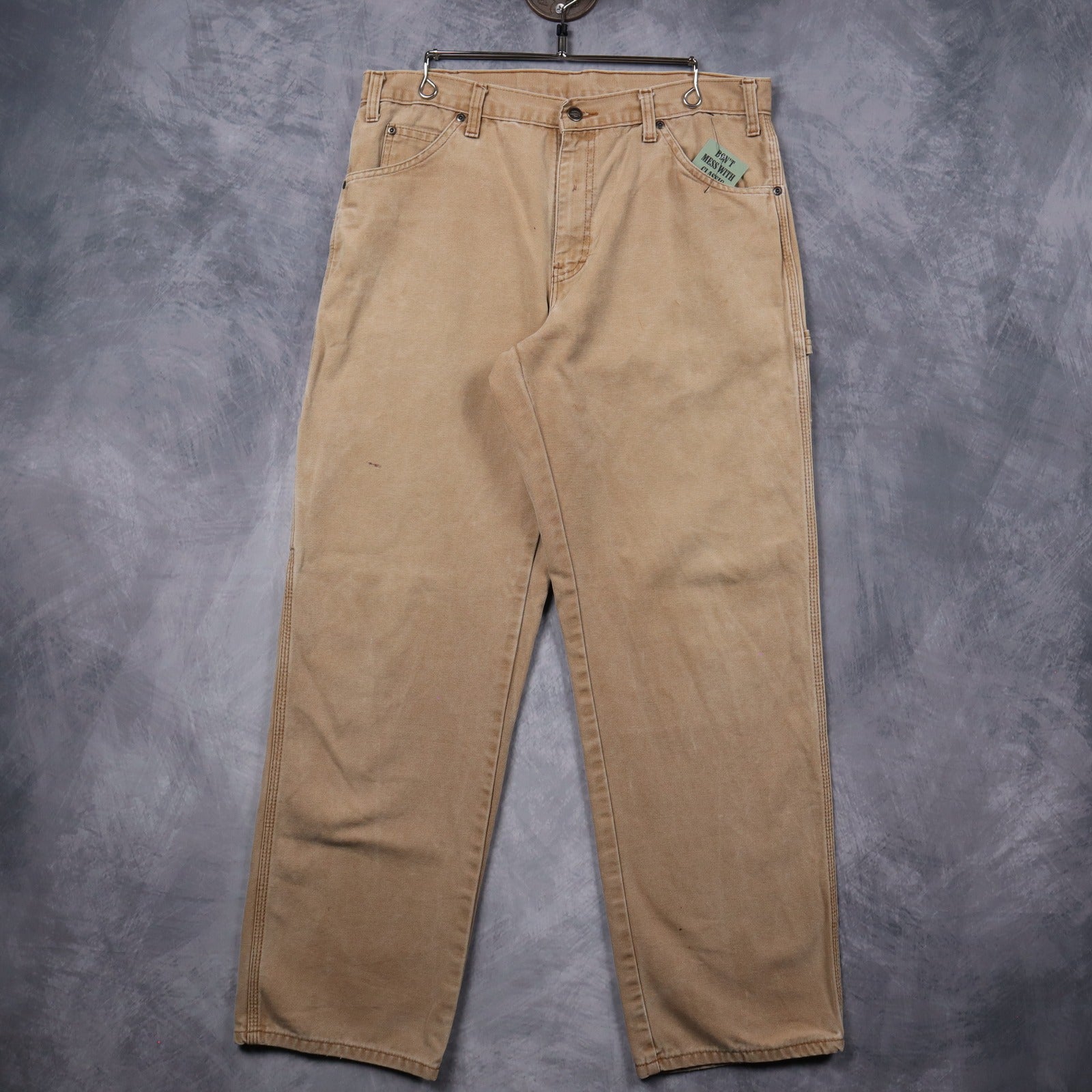 00s Tan Brown Dickies Carpenter Work Pants 5225