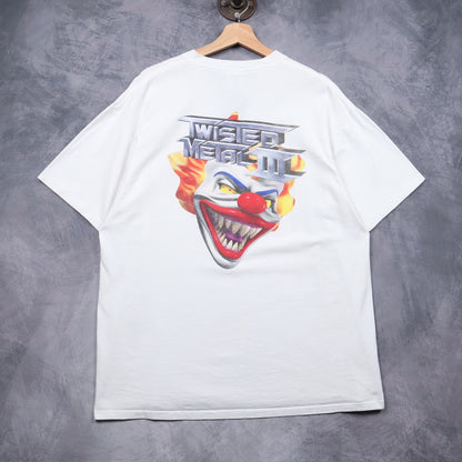 1998 White Twisted Metal III 989 Studios Promo Shirt 5127
