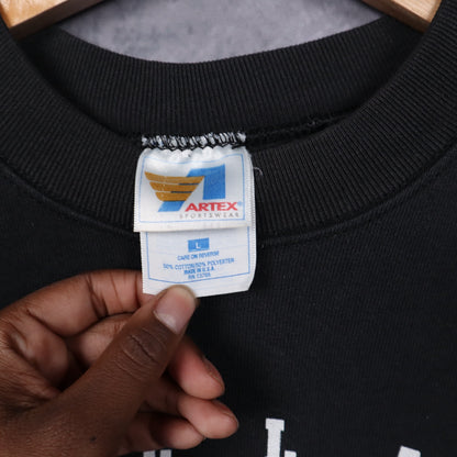 1996 Black Dallas Cowboys Taz Crewneck Sweatshirt 6780