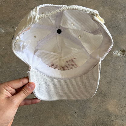 90s White Texas Longhorns Corduroy Hat 5770