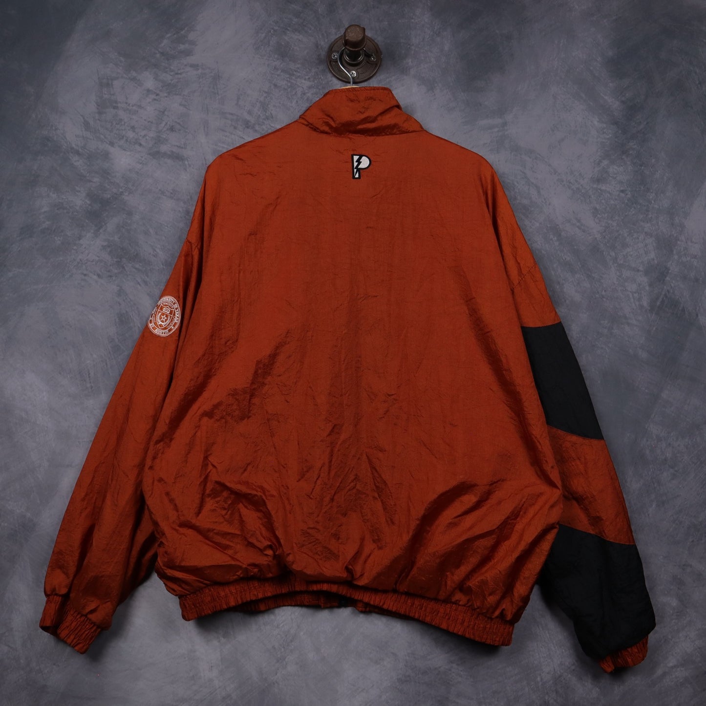 90s Burnt Orange Texas Longhorns Pro Player Windbreaker Jacket 5938