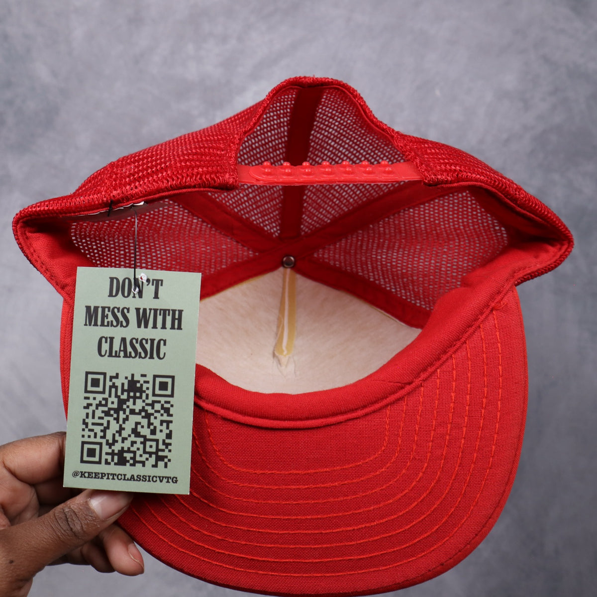 1986 Red Sebring Racing Trucker Hat 7289