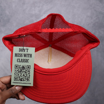 1986 Red Sebring Racing Trucker Hat 7289