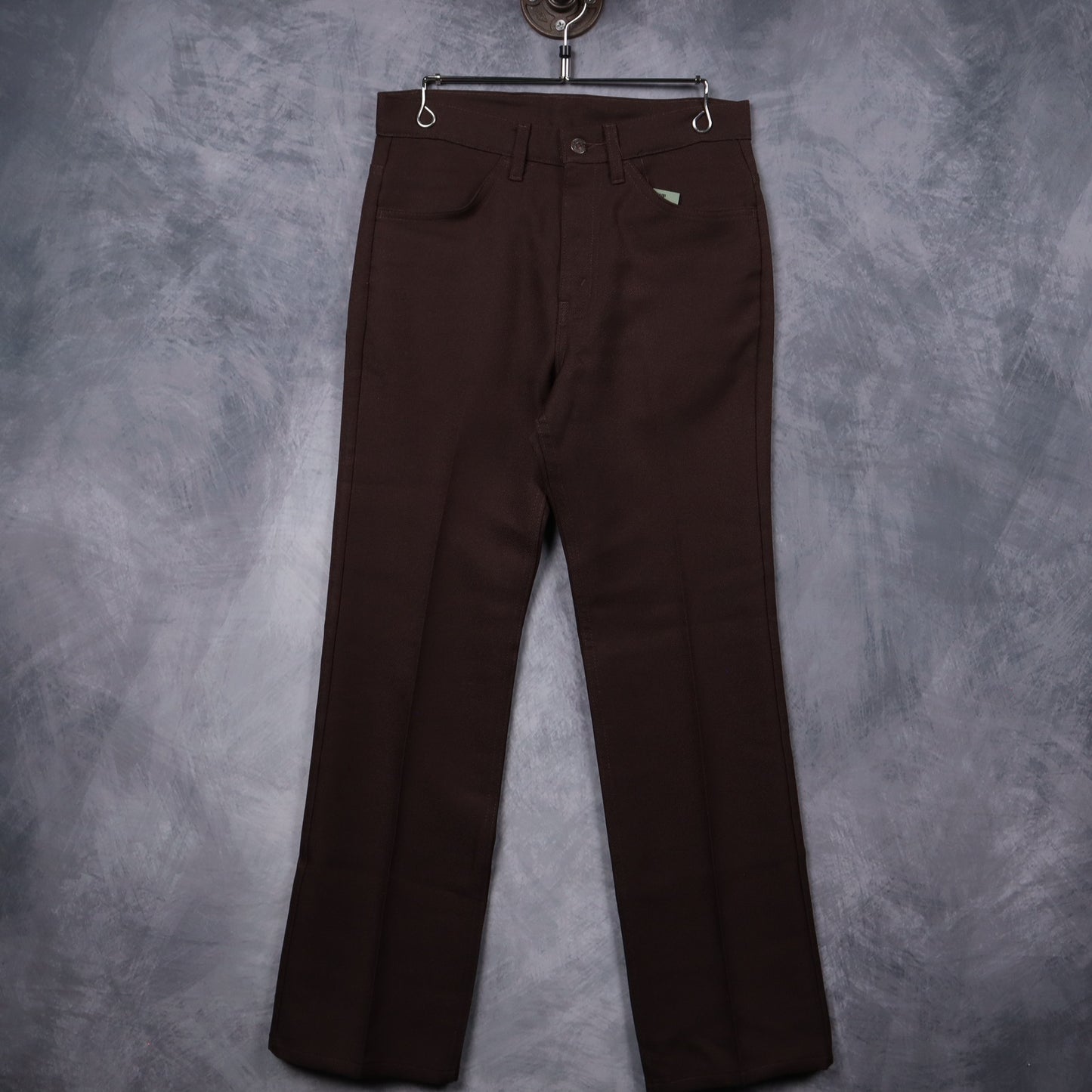 90s Brown Levi's Boot Cut Staprest Pants 5217