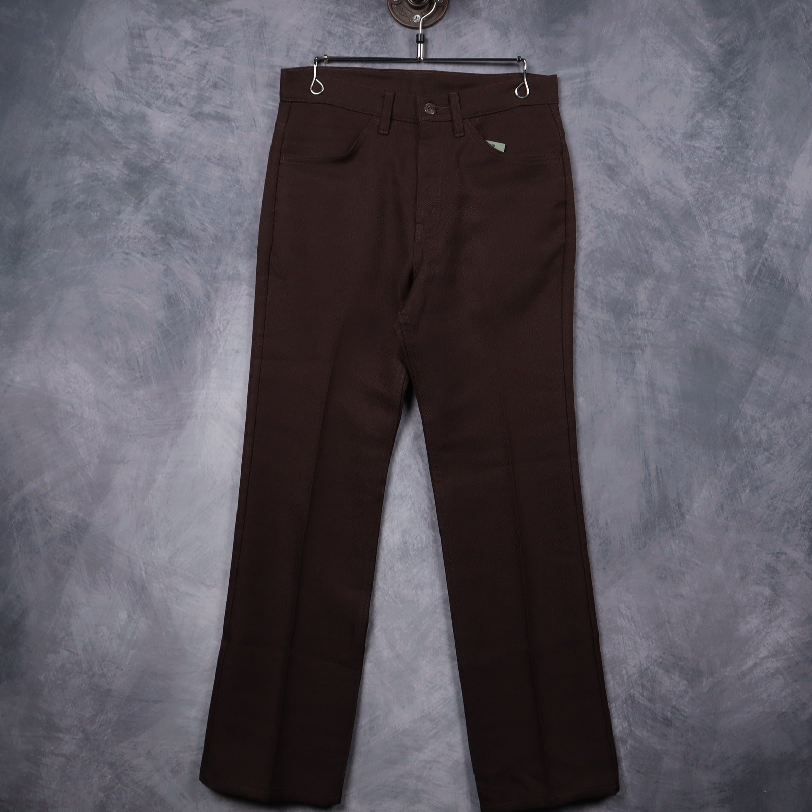 90s Brown Levi's Boot Cut Staprest Pants 5217