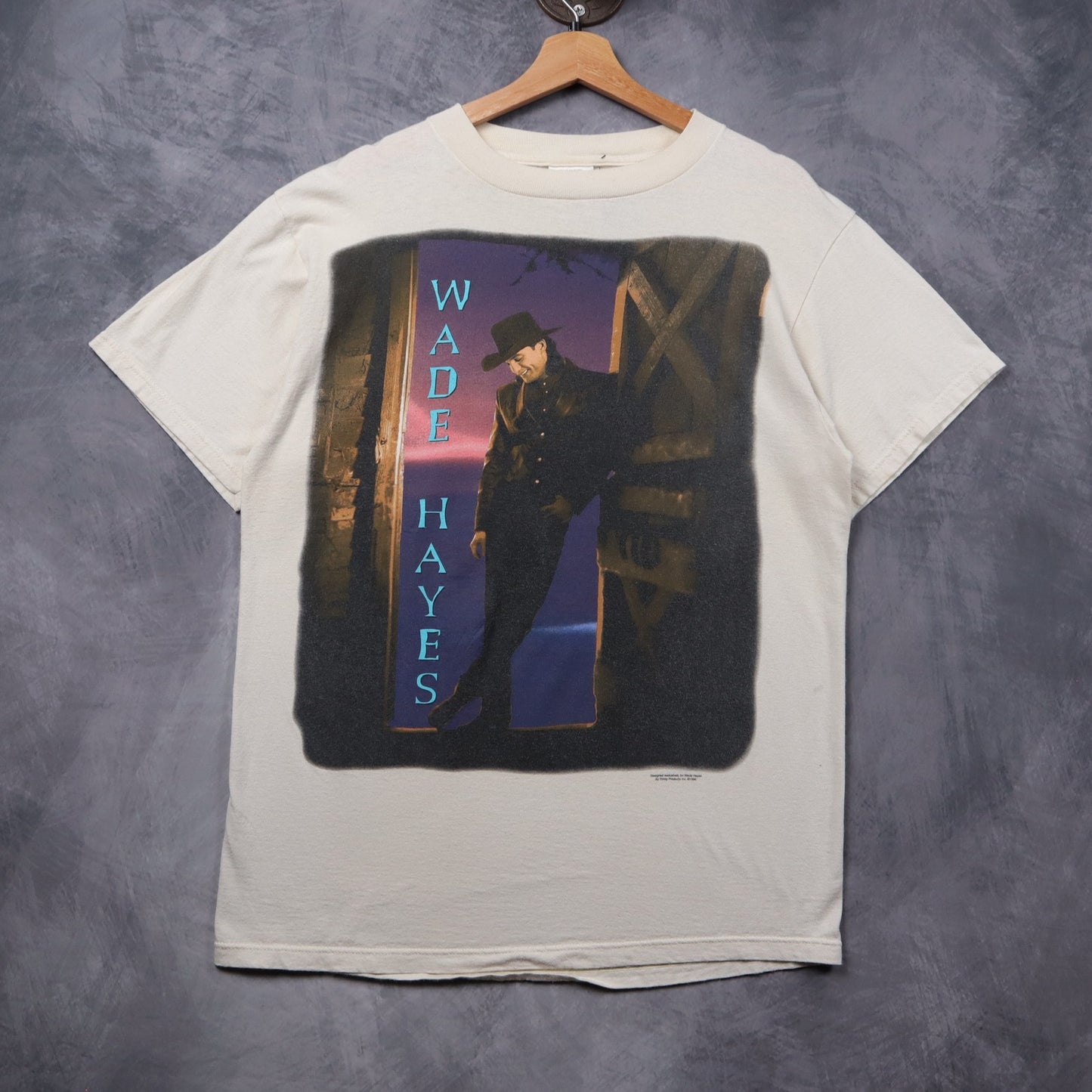 1996 White Wade Hayes On A Good Night Tour Shirt 5443