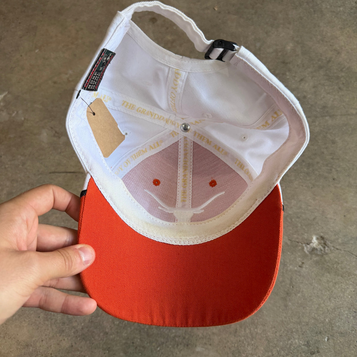 2006 Orange Texas Longhorns Rose Bowl National Championship Hat 5794