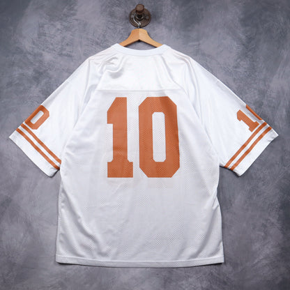 00s White Texas Longhorns Nike Rose Bowl #10 Football Jersey 5816