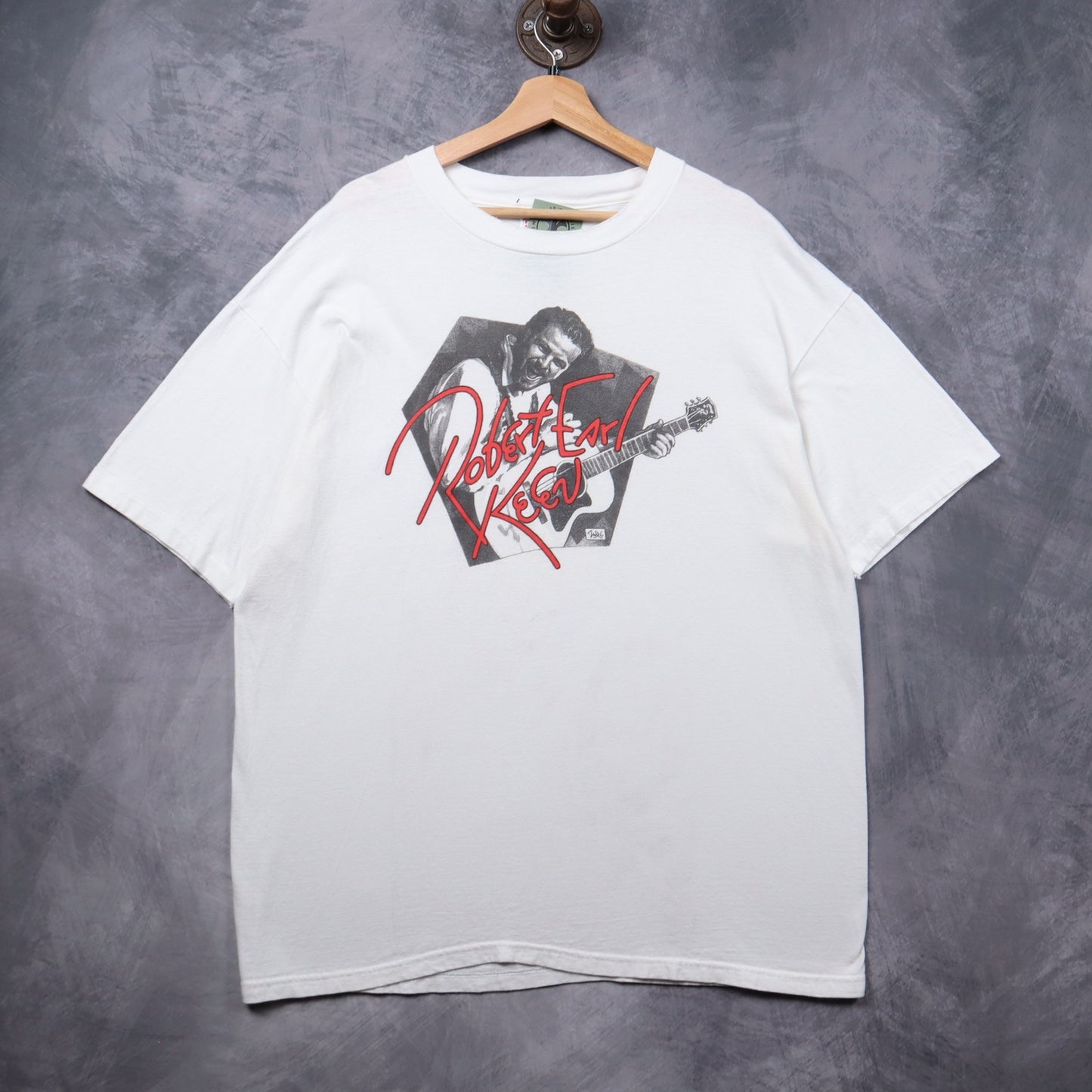90s White Robert Earl Keen Shirt 5344
