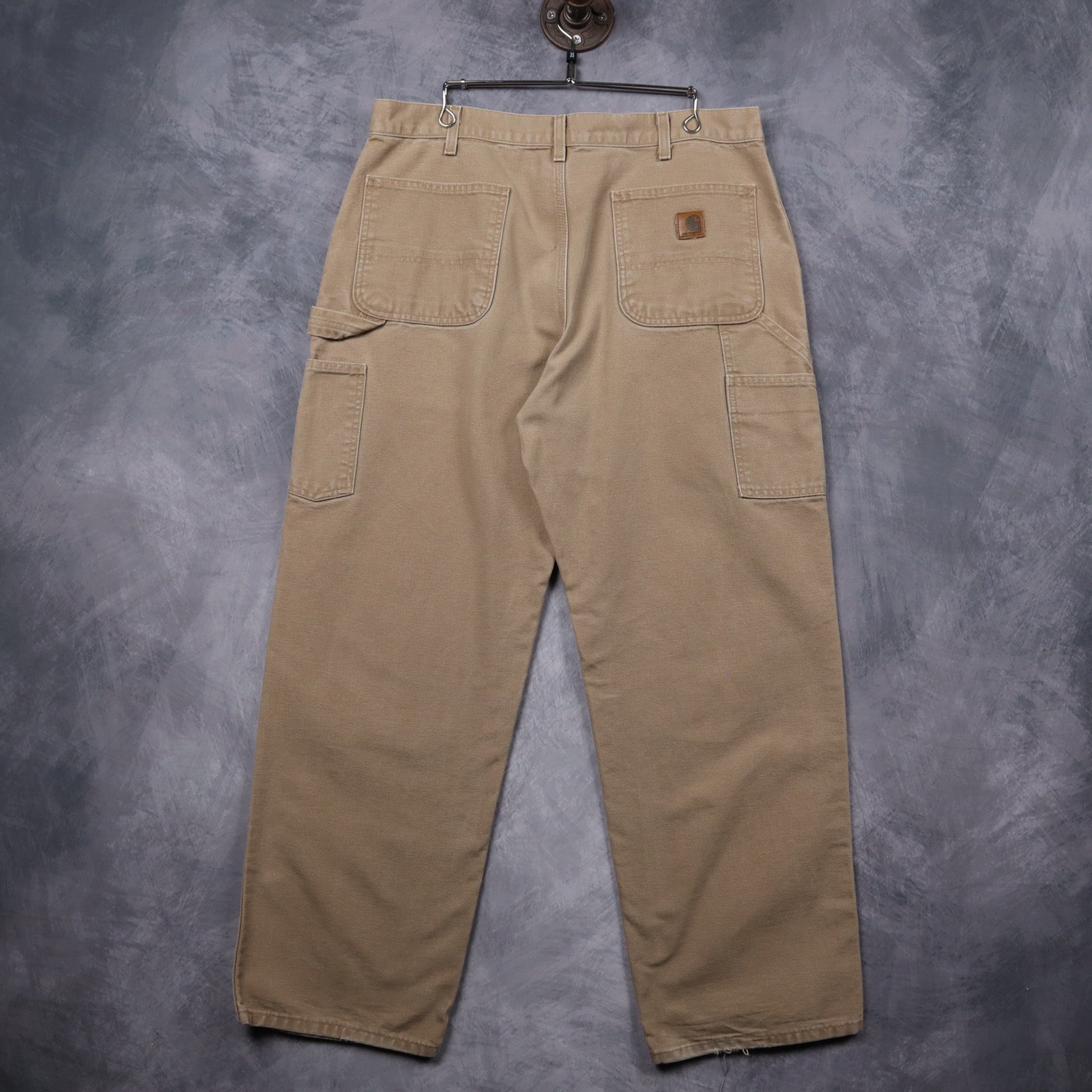 Early 2000s Tan Carhartt Dungaree Fit Carpenter Pants 5223