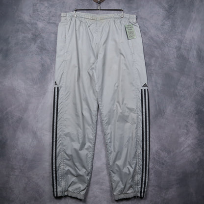 Early 00s Light Grey Adidas Track Pants 5230