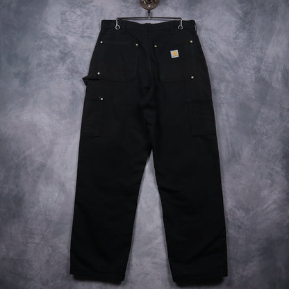 00s Black Carhartt Double Knee Carpenter Work Pants 5087