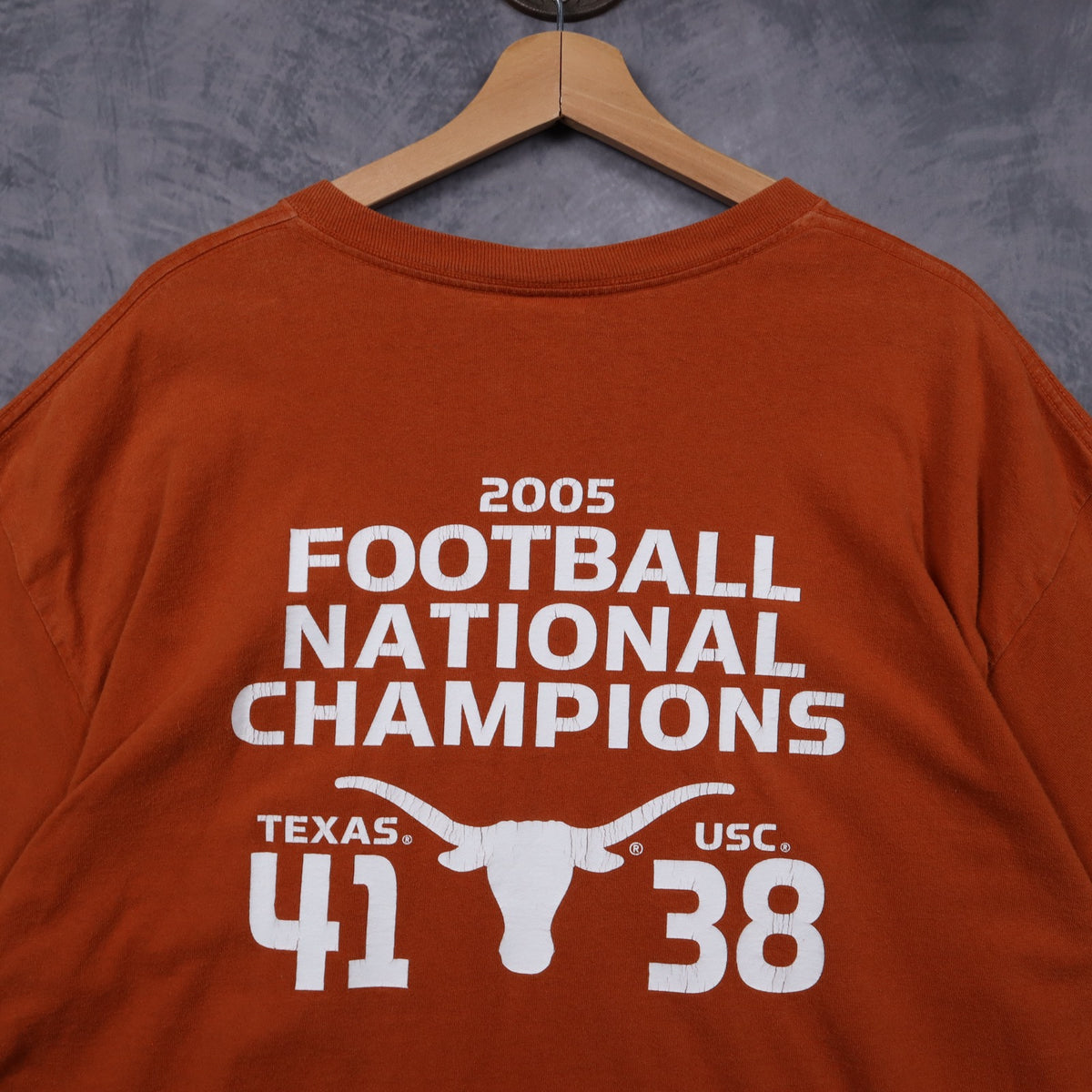 2005 Burnt Orange Texas Longhorns Football National Champions Shirt 5857