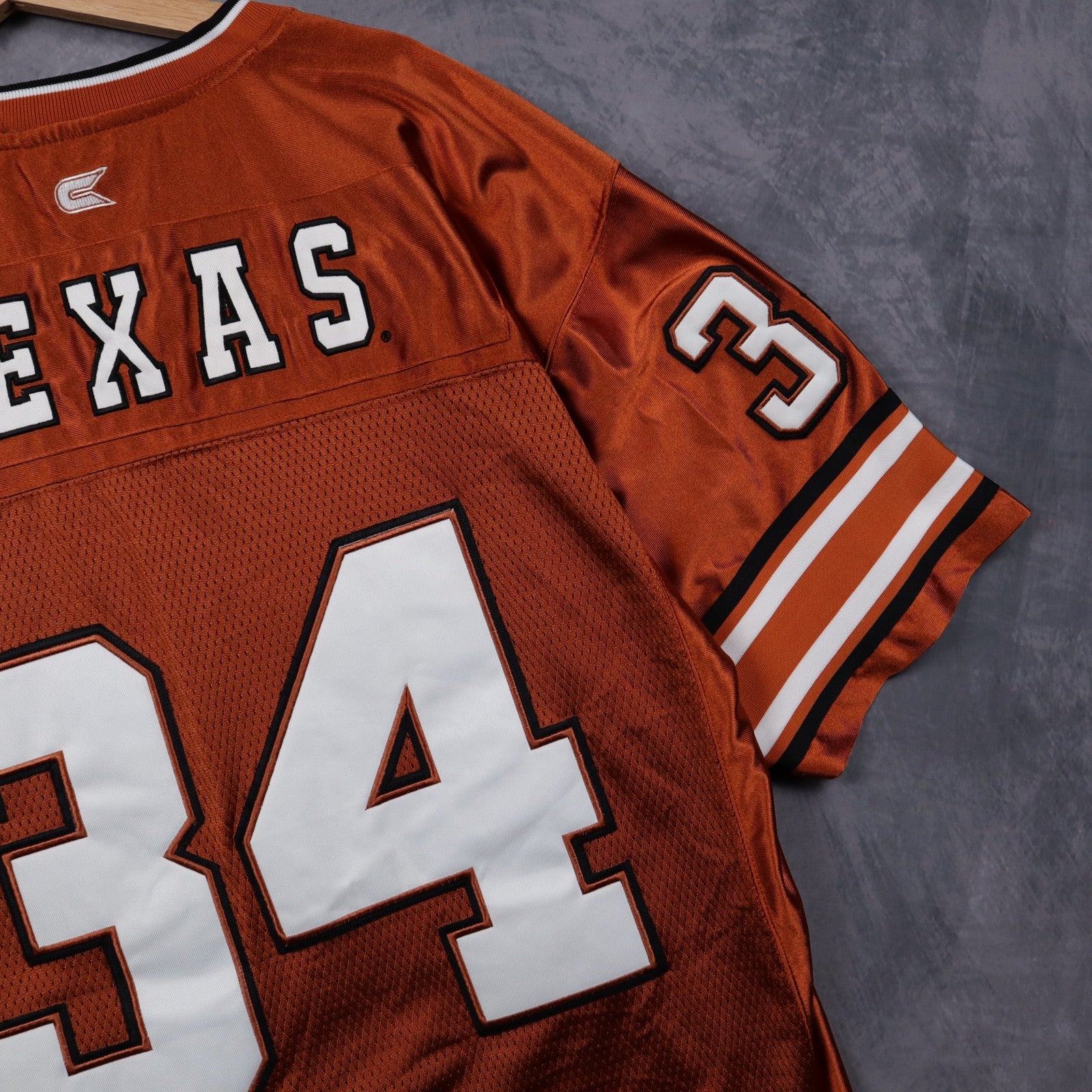 00s Burnt Orange Texas Longhorns #34 Colosseum Jersey 5883