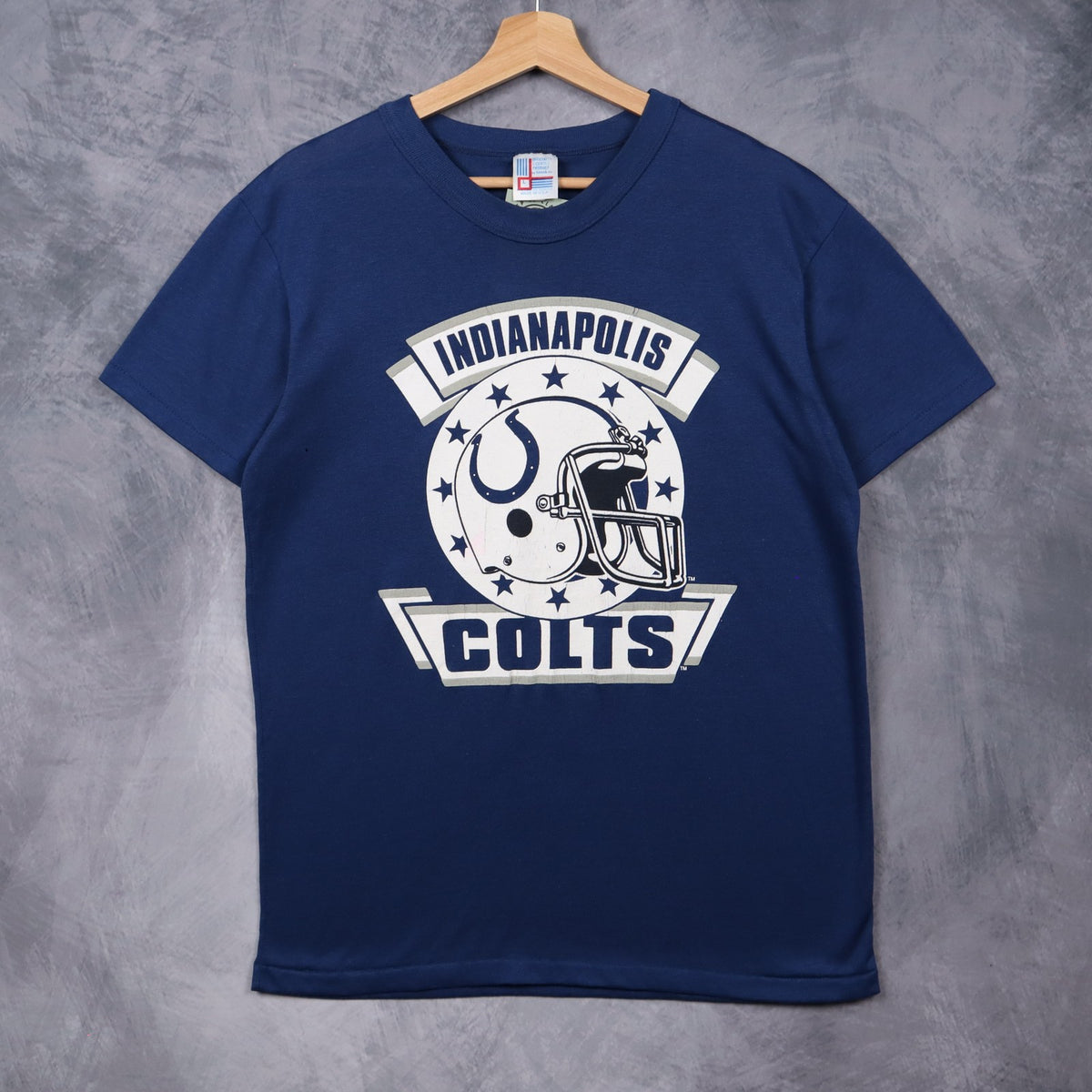 90s Navy Blue Indianapolis Colts Shirt 6585