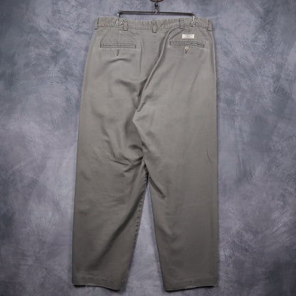 90s Grey Polo Ralph Lauren Andrew Pant Pleated Chinos 5188