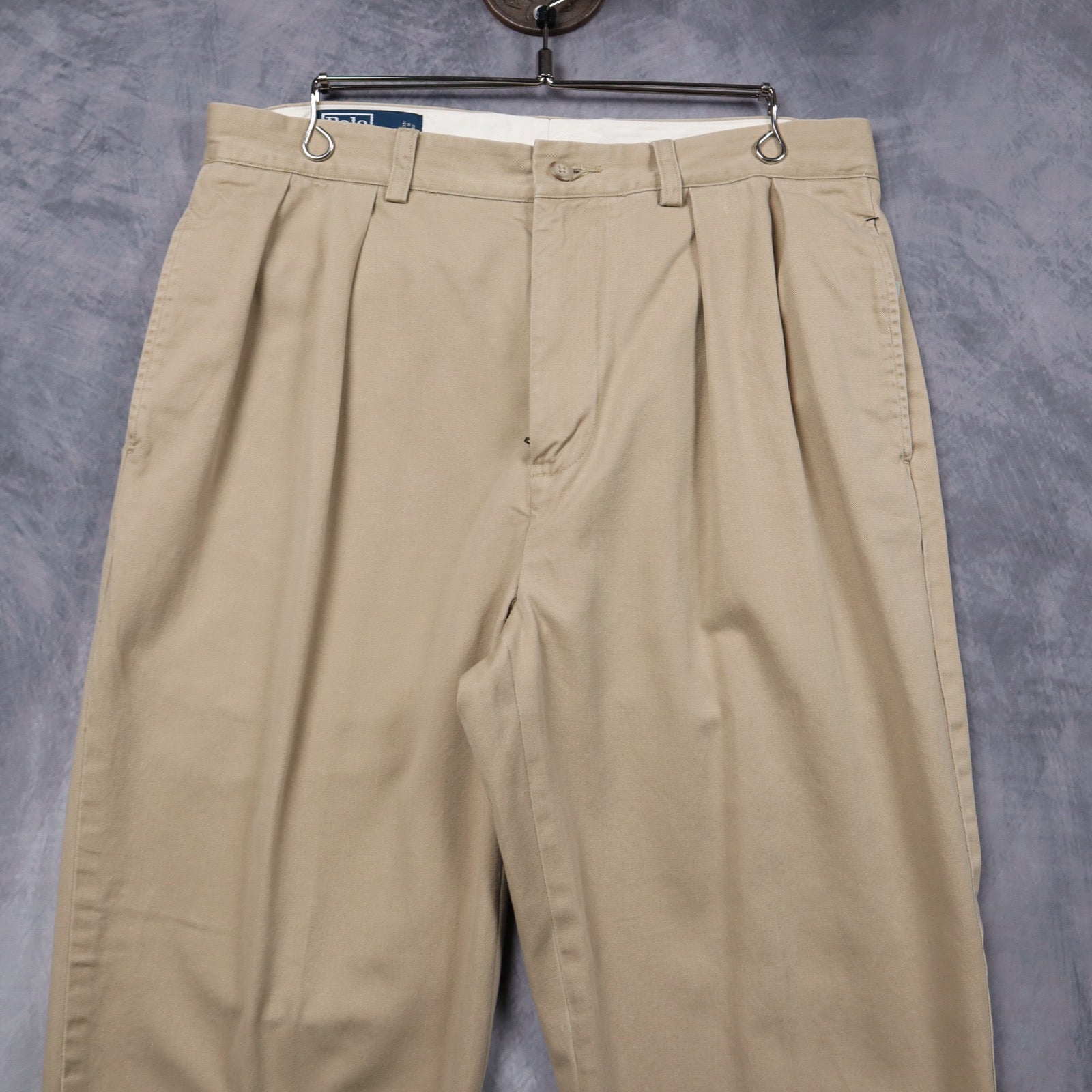 90s Khaki Polo Ralph Lauren Andrew Pant Pleated Chinos 5231