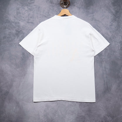 1991 White Oakland Athletics Shirt 5525