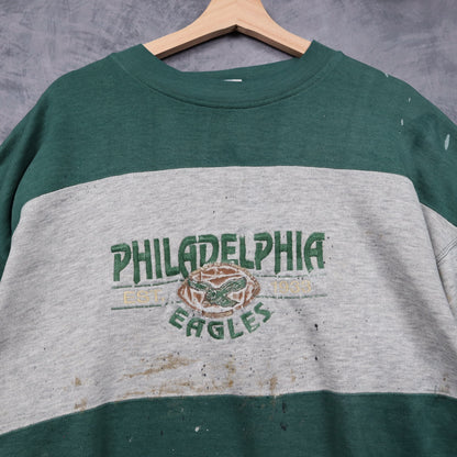 90s Green Philadelphia Eagles Crewneck Sweatshirt 6661