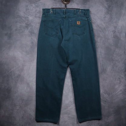 90s Teal Carhartt Denim Jeans 5249
