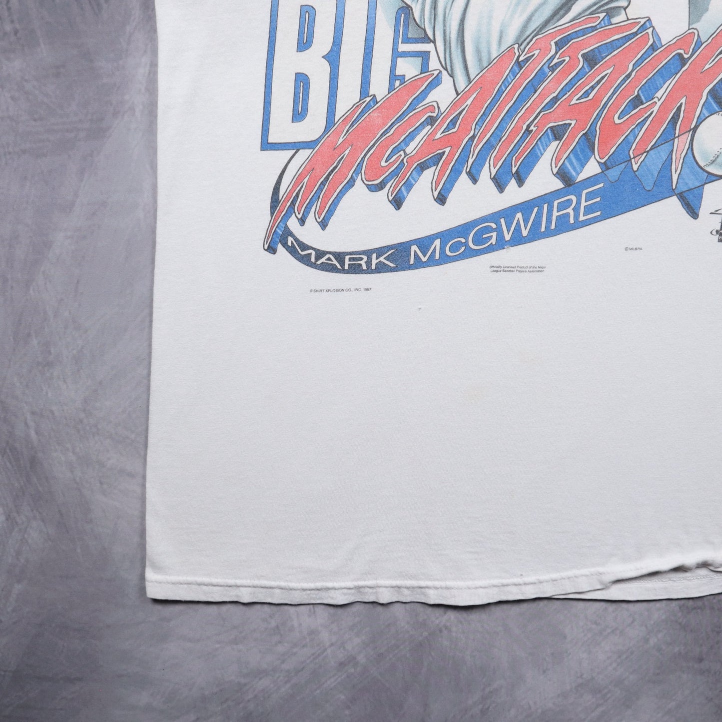 1997 White Mark McGwire Big Mac Attack St. Louis Cardinals Shirt 5518