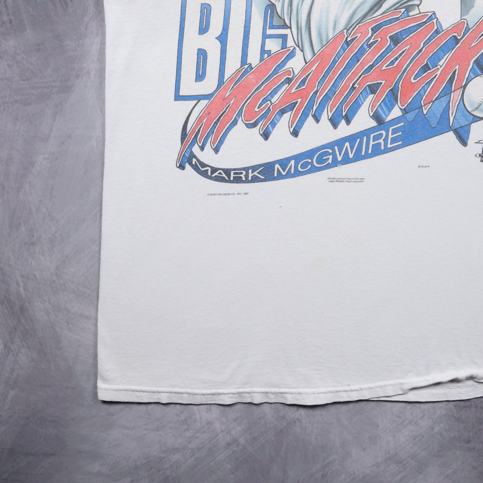 1997 White Mark McGwire Big Mac Attack St. Louis Cardinals Shirt 5518
