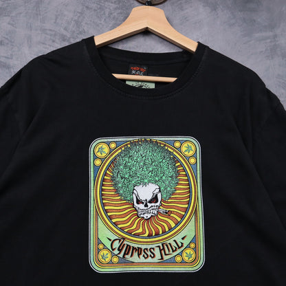 90s Black Cypress Hill Skull Graphic Shirt 4973
