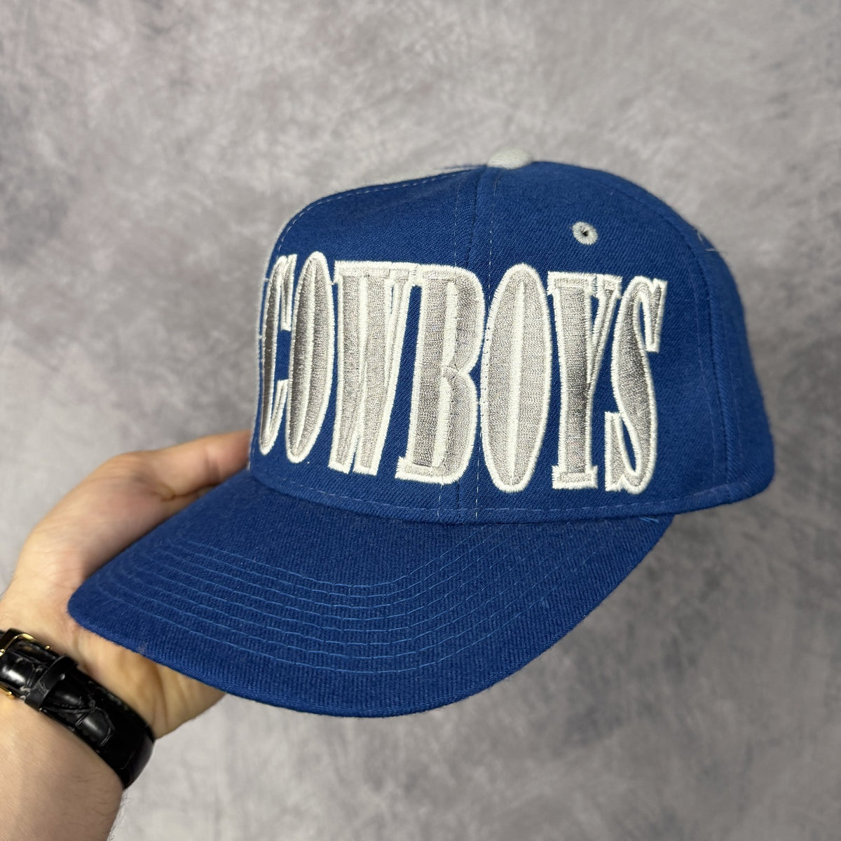 90s Blue Dallas Cowboys Starter Snapback Tri Power Hat 6829