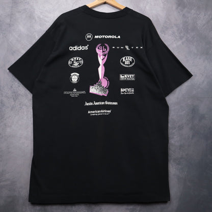 1996 Black Motorola Austin Marathon Shirt 4668