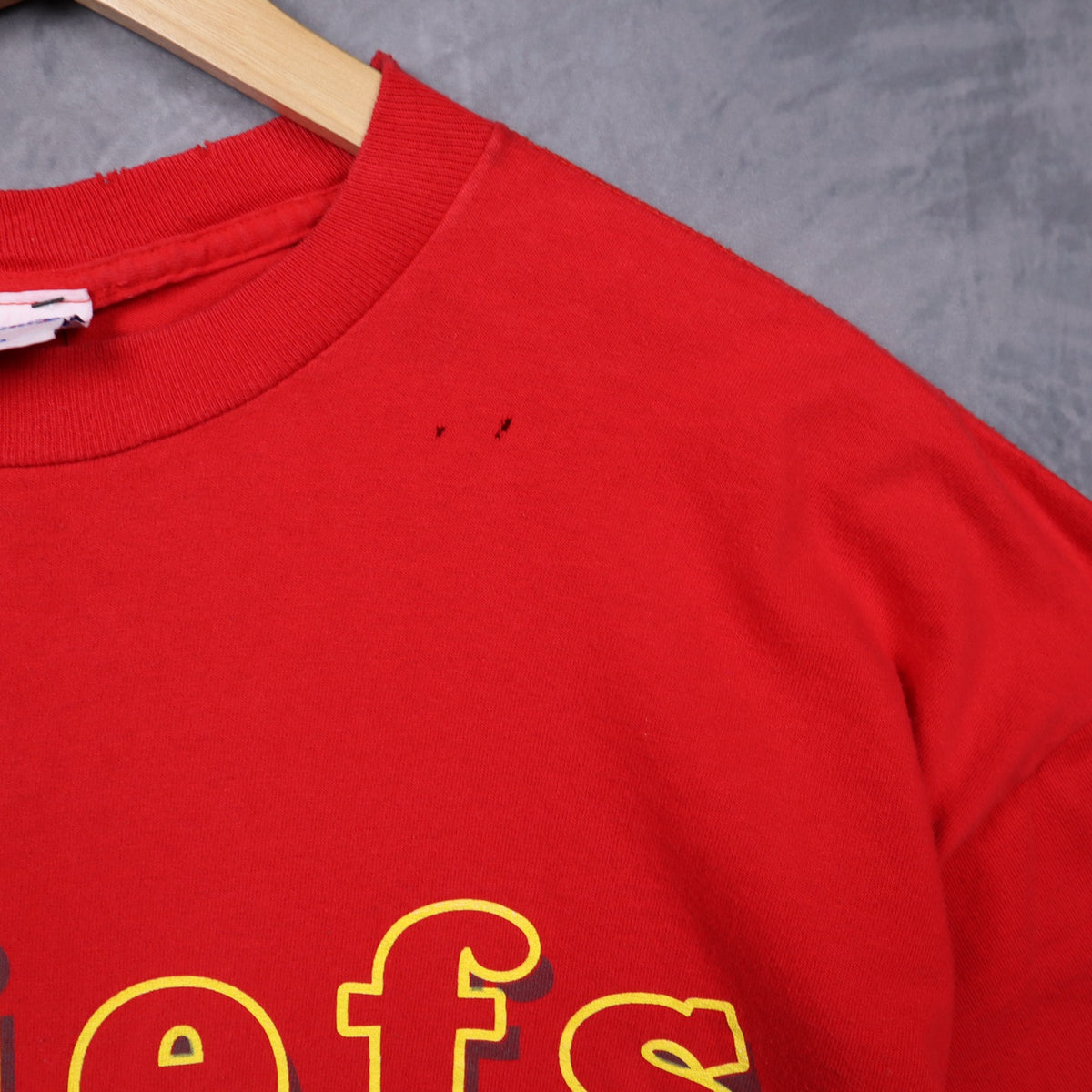 1993 Red Kansas City Chiefs Shirt 6564