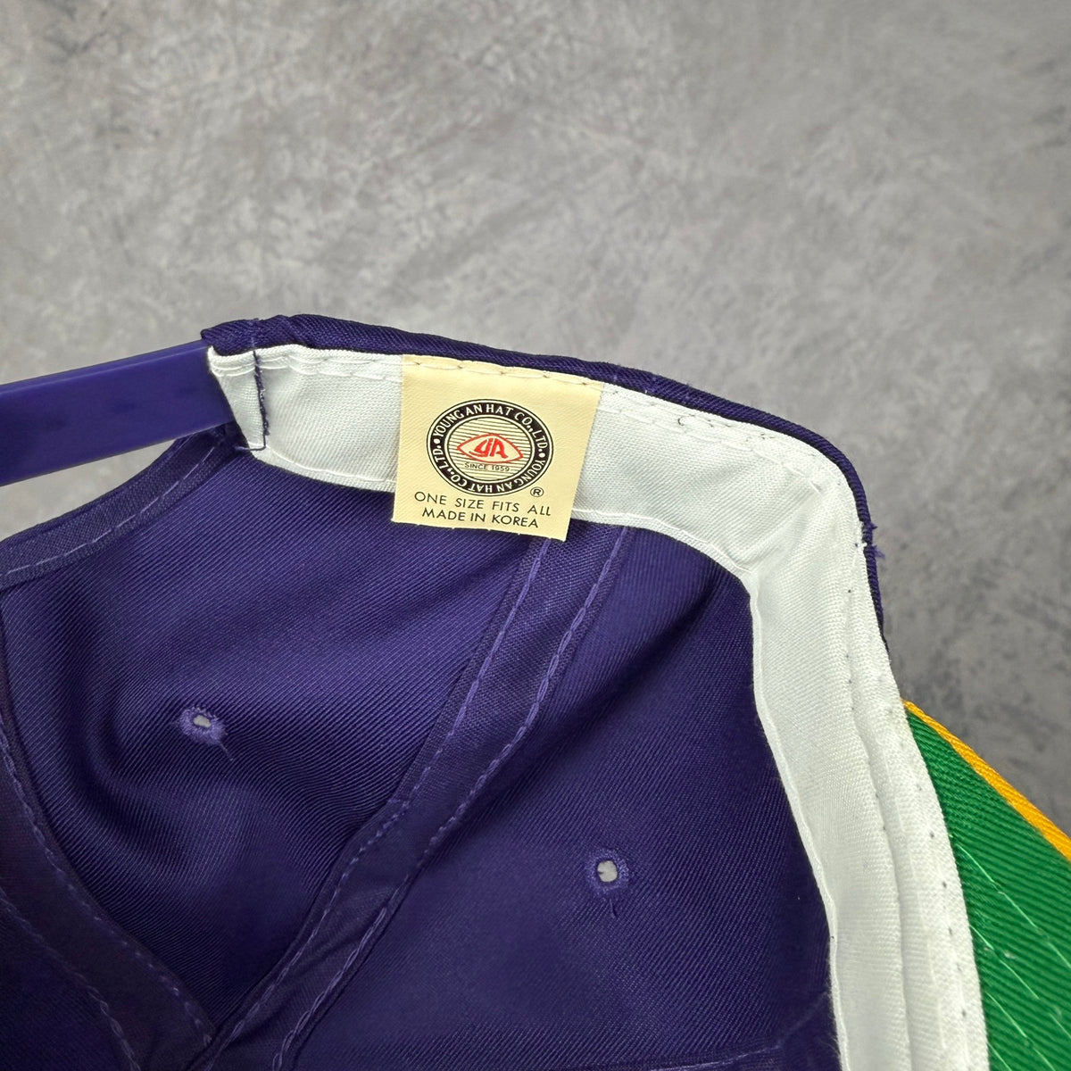90s Purple Minnesota Vikings Snapback Hat 6799