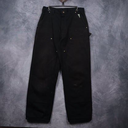 00s Black Carhartt Double Knee Carpenter Work Pants 5087