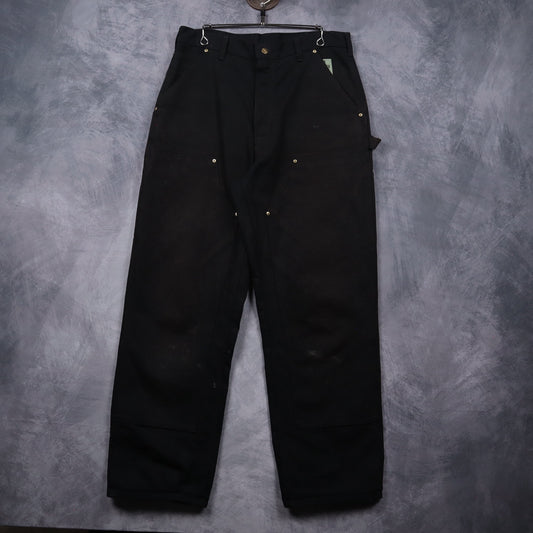 00s Black Carhartt Double Knee Carpenter Work Pants 5087