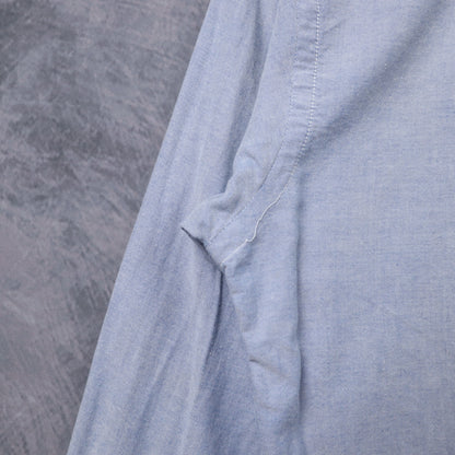 Y2K Light Blue Ralph Lauren Oxford Long Sleeve Button Up Shirt 5323