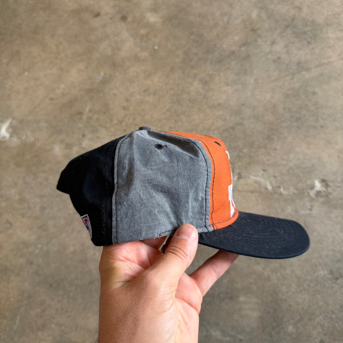 90s Orange Texas Longhorns Snapback Hat 5801