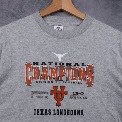 2005 Grey Texas Longhorns National Champions Shirt 5959