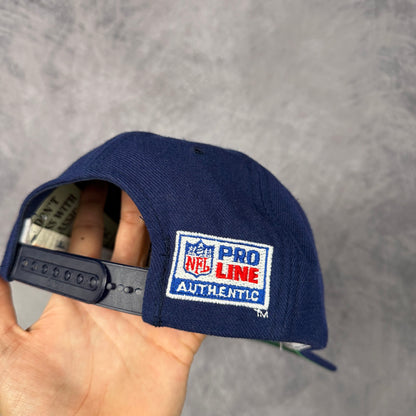 90s Navy Blue Dallas Cowboys Sports Specialties Plain Logo Snapback Hat 6857