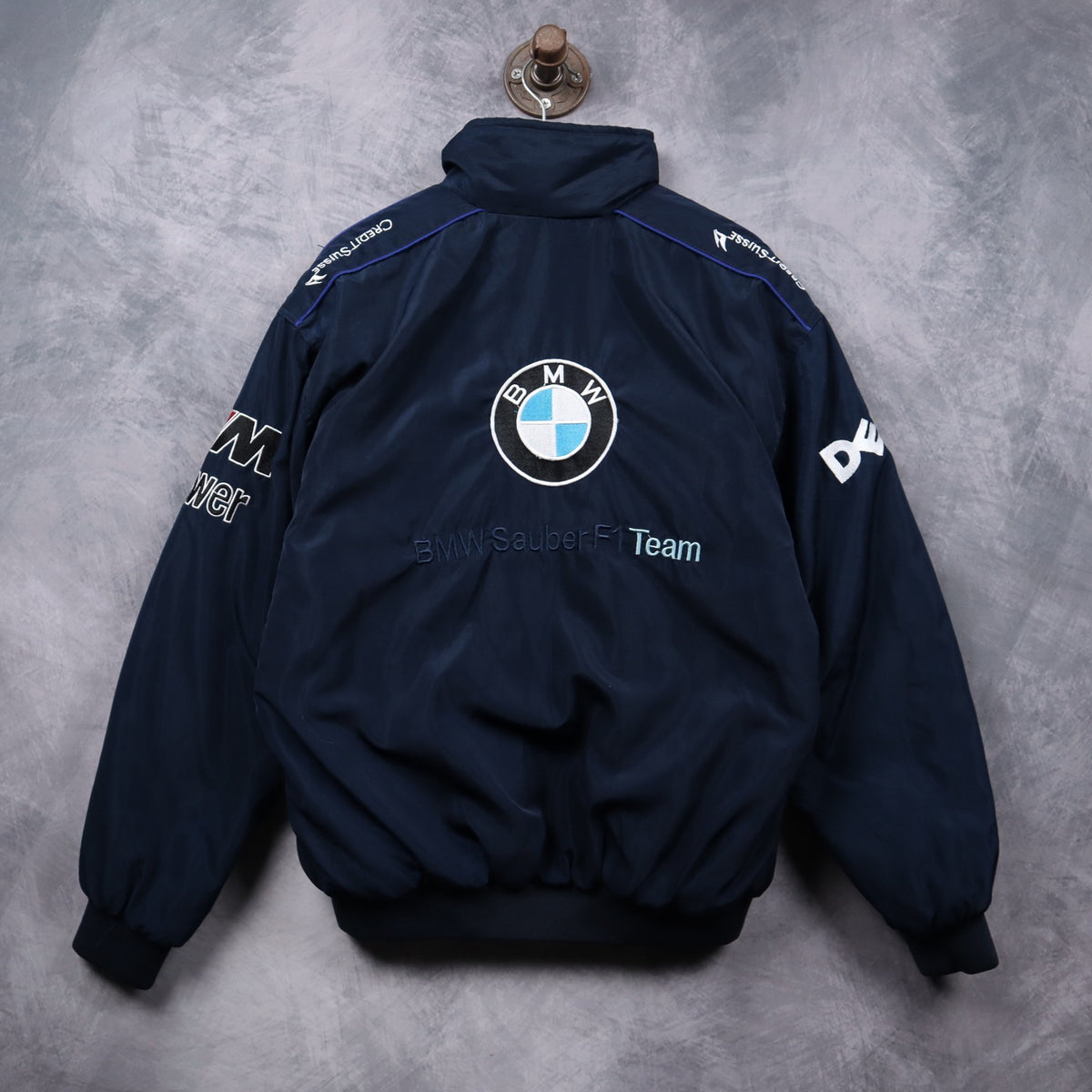 00s Navy Blue BMW Sauber F1 Team Petronas Racing Jacket 7350