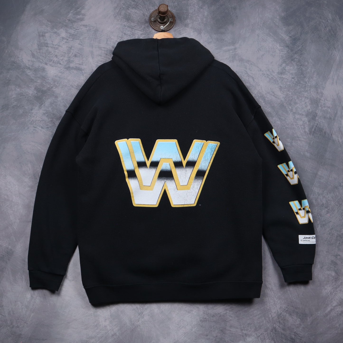 00s Black John Cena Word Life WWE Hoodie 5114