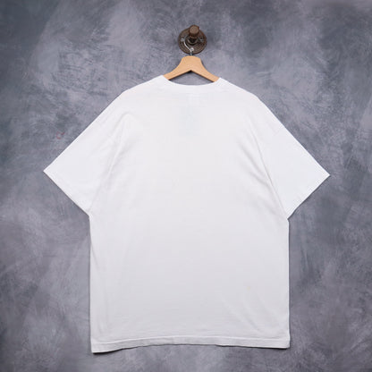 90s White I Hate Barney Shirt 5169