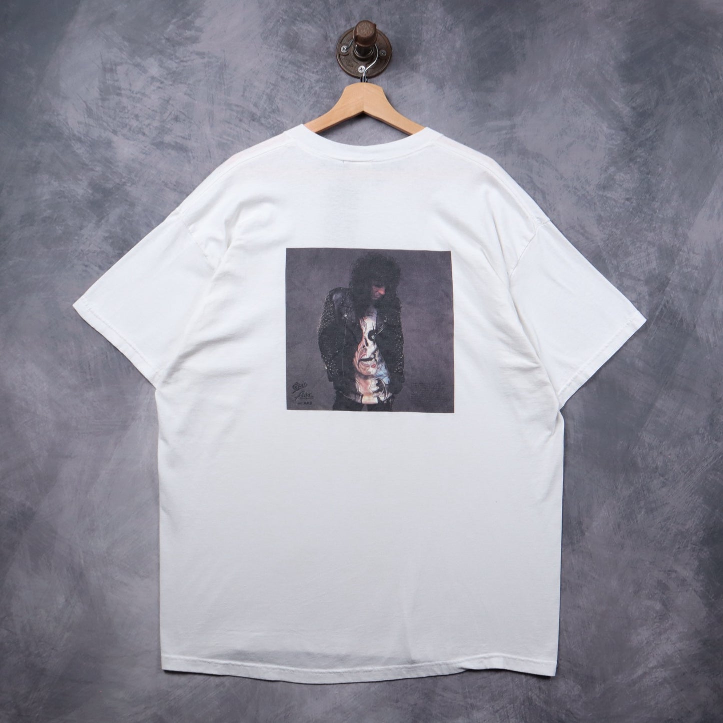 90s White Alice Cooper Trash Shirt 5332