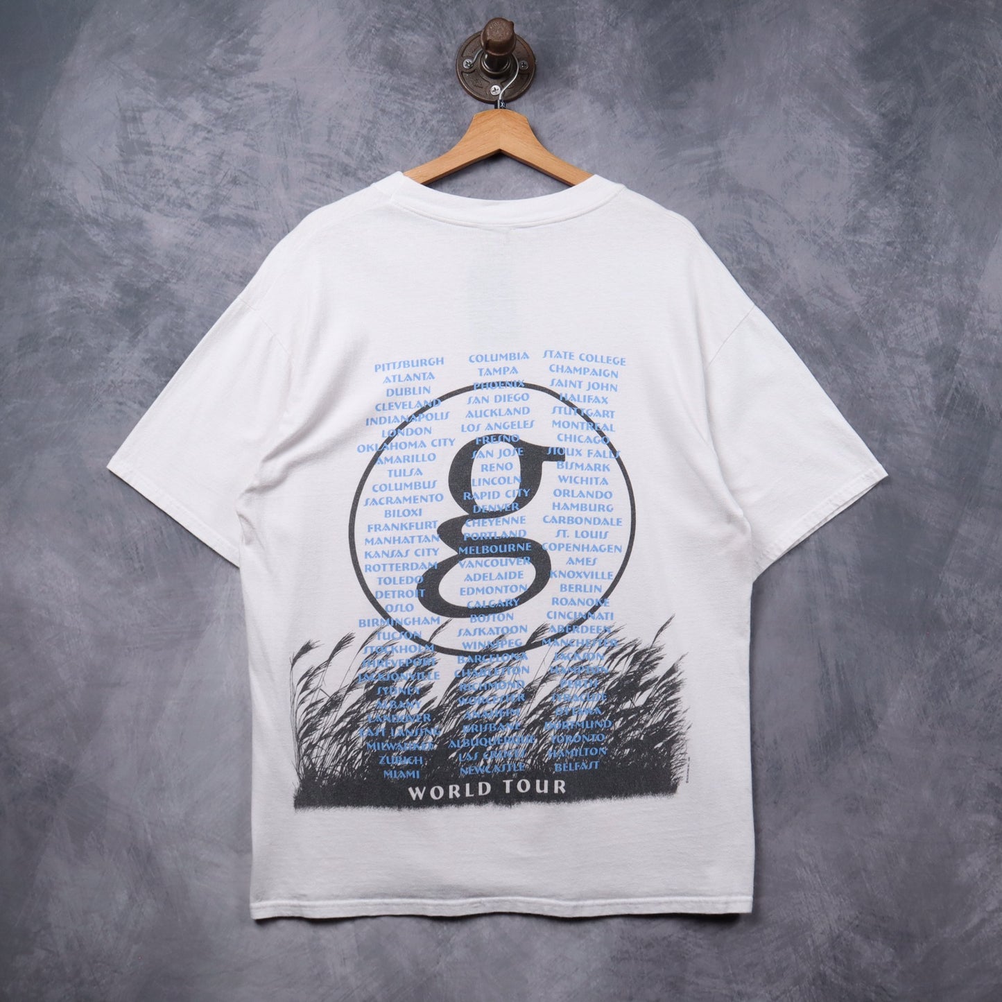 1996 White Garth Brooks Fresh Horses World Tour Shirt 5331
